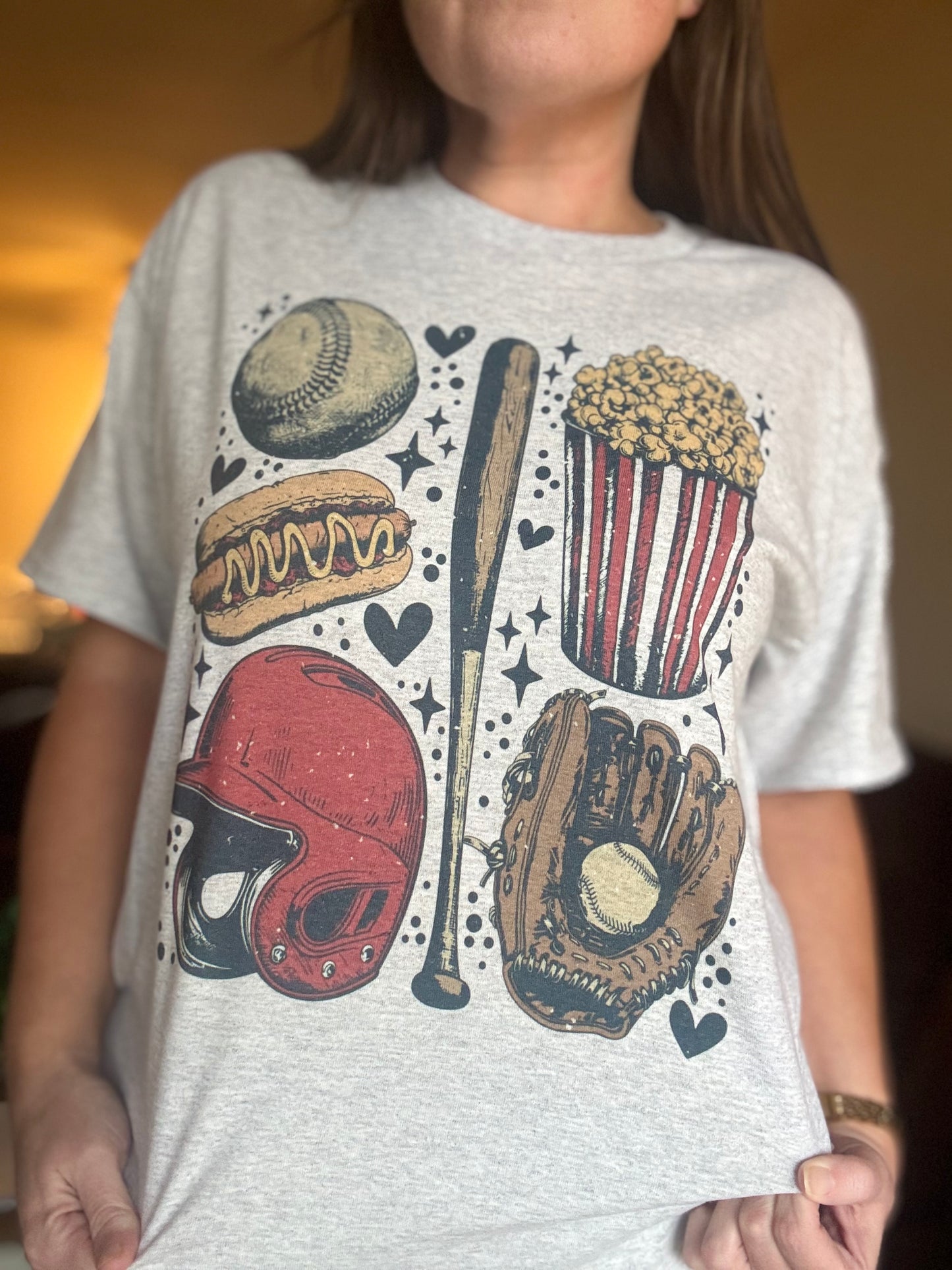 Retro Baseball Graphic Top