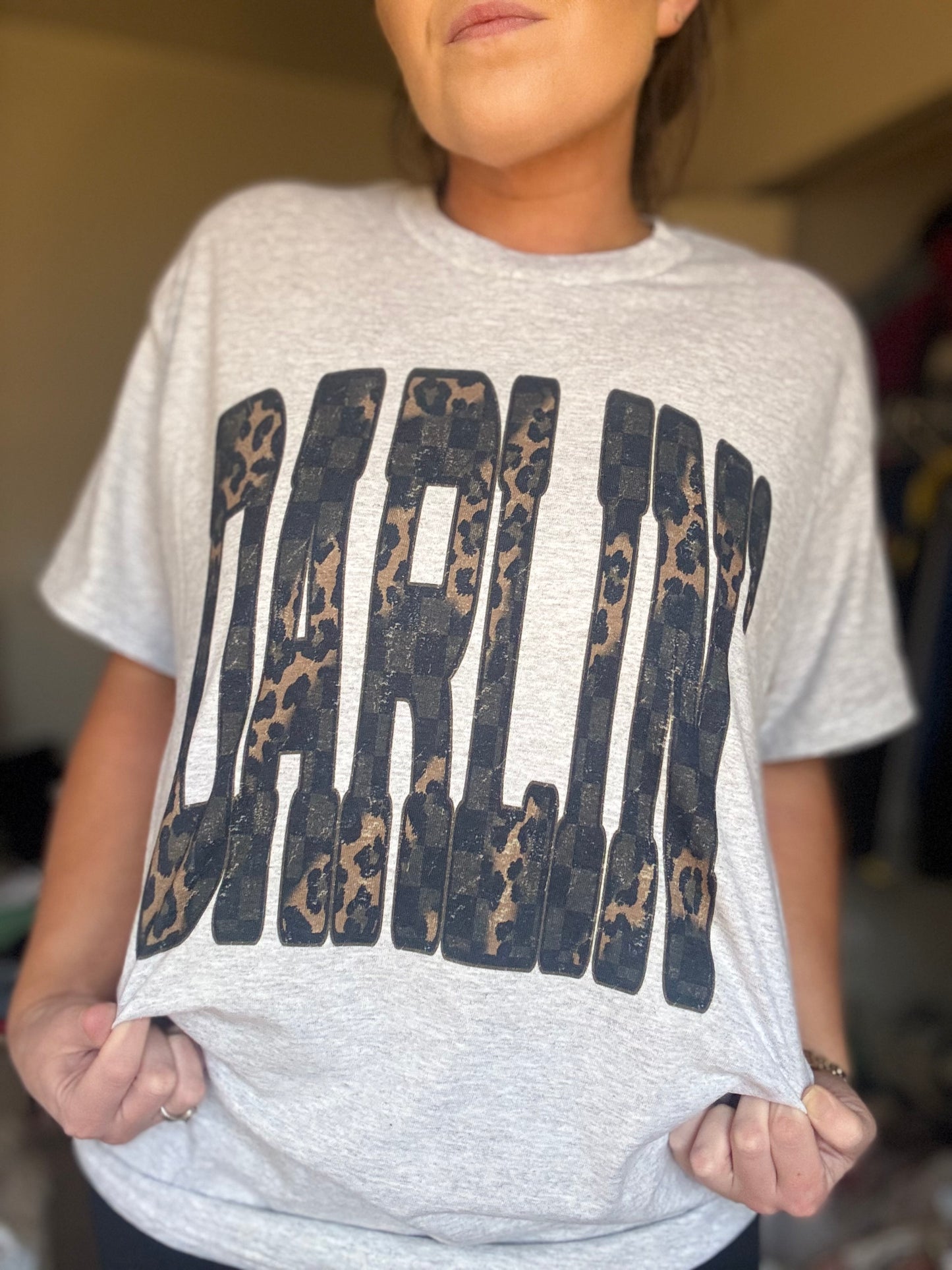 Leopard Darlin Graphic Top