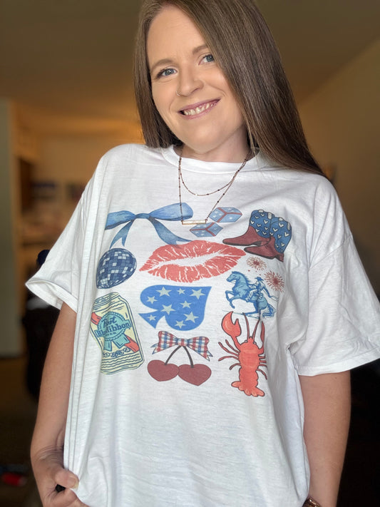 American Collage T-shirt